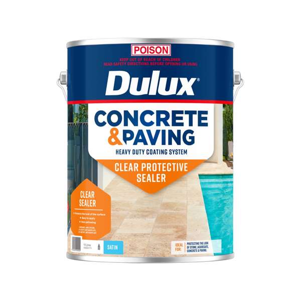 Dulux Concrete & Paving Clear Protective Sealer Satin 10L