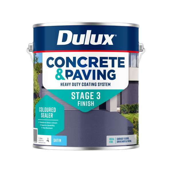 Dulux 4L Maximum Tint Satin Concrete And Paving Coloured Sealer