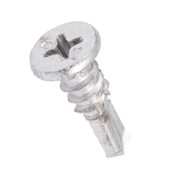 Buildex 10g x 16mm Smooth Top Tek Screws - 500 Box