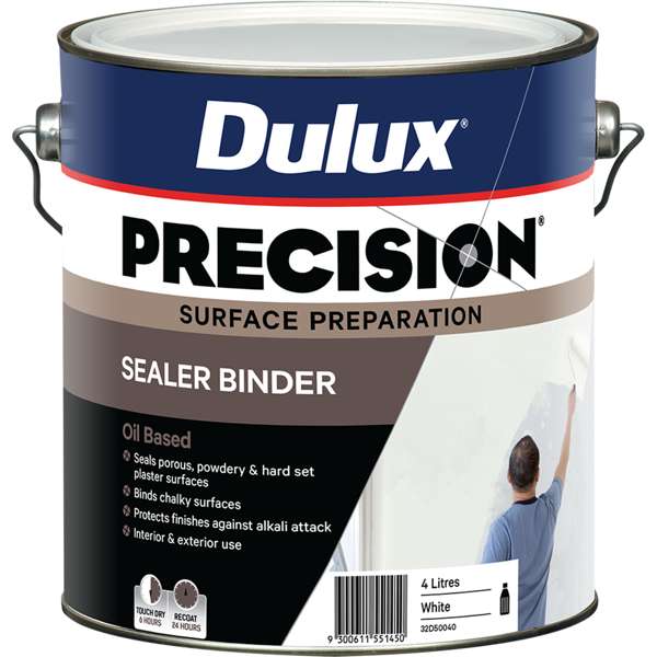 Dulux 4L PRECISION White Sealer Binder