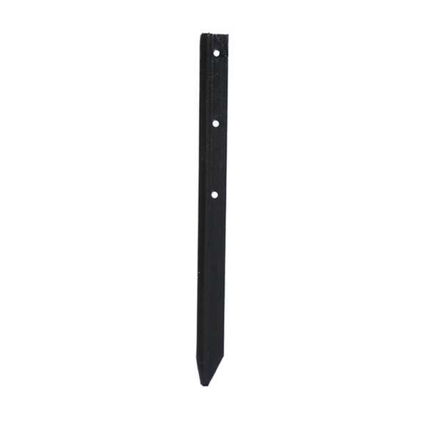 Steel Fence Post Black 450mm