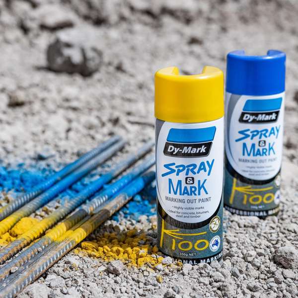 Dy-Mark 350g Blue Spray & Mark Paint