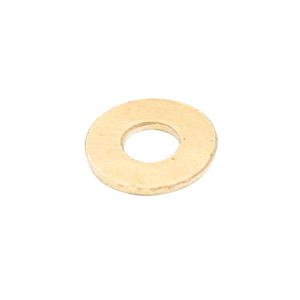 Zenith Flat Washer Solid Brass 1/8" - 35 Pack