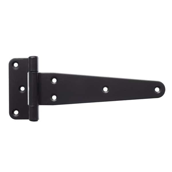 Zenith 200mm Matte Black Tee Gate Hinge - 2 Pack