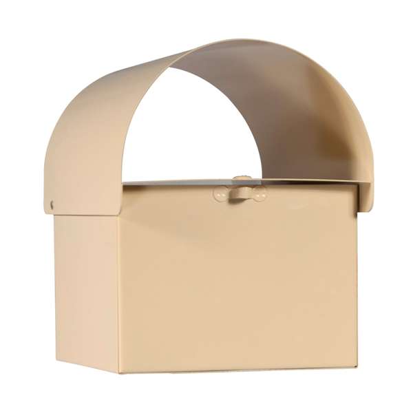 Sandleford Cream Dune Post Mounted Letterbox