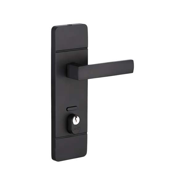 Lane Oxford Security Lever Entrance Set Matte Black