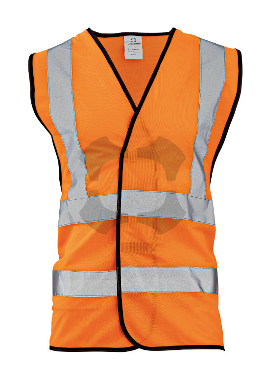 WorkArma Safety Vest Day/Night Use Fluoro Orange