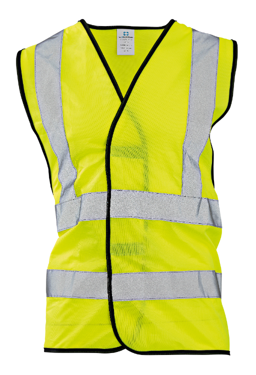 WorkArma Safety Vest Day/Night Use Fluoro Yellow L