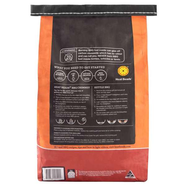 Heat Beads BBQ Briquettes Fuel 4kg