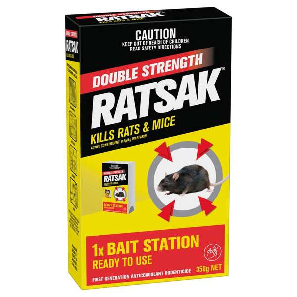 Ratsak Double Strength Pellets 350g