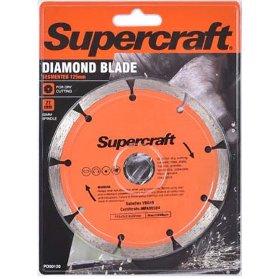 Supercraft Diamond Blade Segmented 125mm