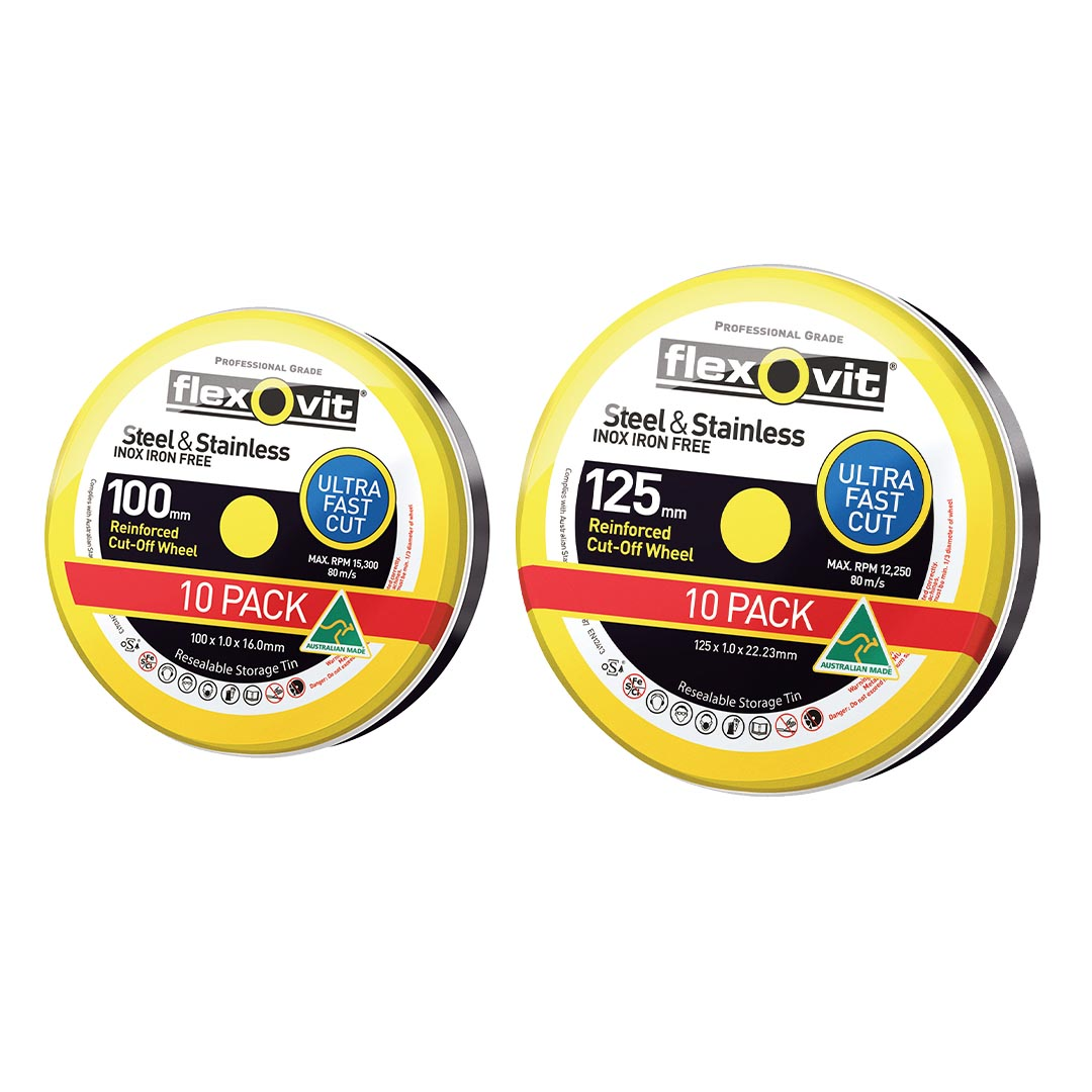 Flexovit Ultra Thin Cut-Off Wheel 100 x 1 x 16mm