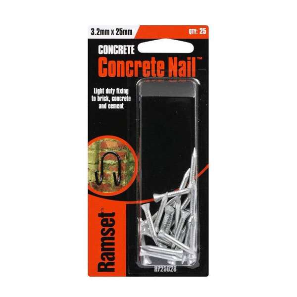 Ramset Nail Concrete 3.2 x 25mm (25pk)