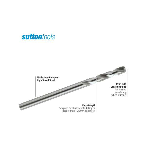 Sutton Tools No.30 Single Ended Panel Drill Bit - 2 Pack