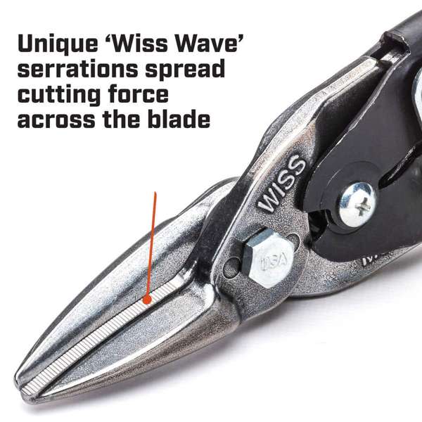 Crescent Wiss Metalmaster Aviation Snips Straight Cut 248mm