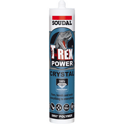 Soudal Adhesive Sealant Crystal T-Rex 290ml