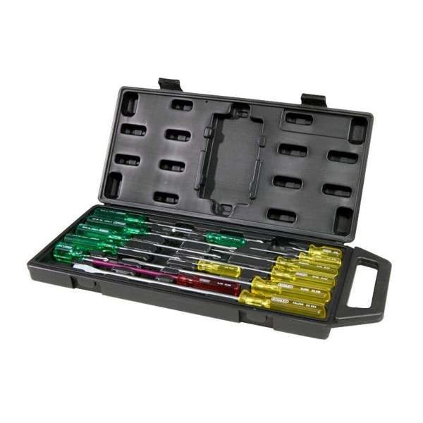 Stanley Acetate Handle Screwdriver Set - 14 Piece