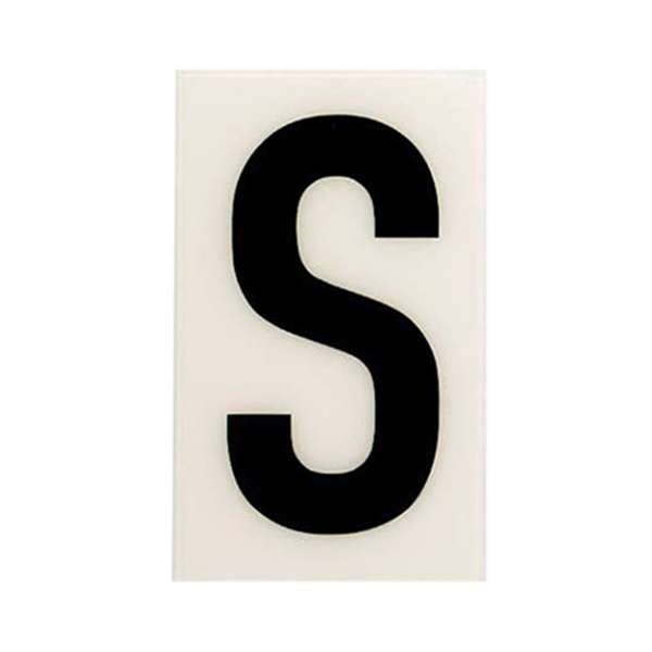 Sandleford 60mm White Self Adhesive House Letter S