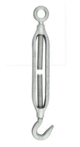 Turnbuckle Hook & Eye Gal 16 x 390mm