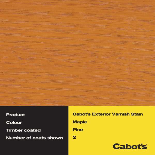 Cabot's Exterior Varnish Stain