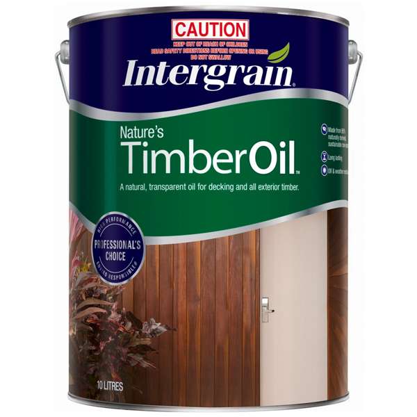 Intergrain 10L Natural Exterior Nature's Timber Oil