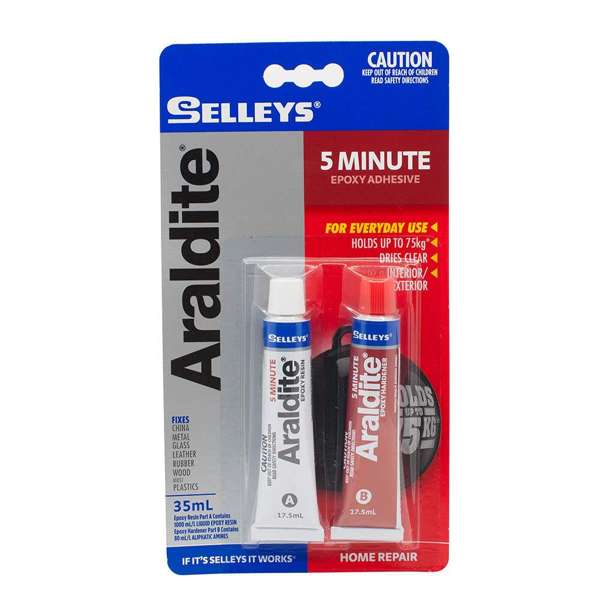 Selleys Araldite 5 Minute Epoxy Adhesive 35ml