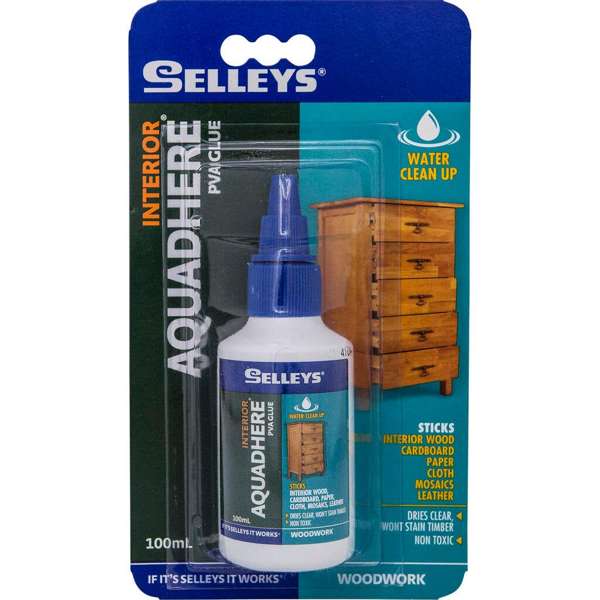 Selleys Adhesive Aquadhere Interior PVA 100ml