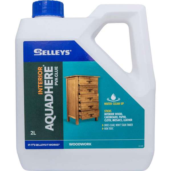 Selleys Aquadhere Interior Wood Glue 2L