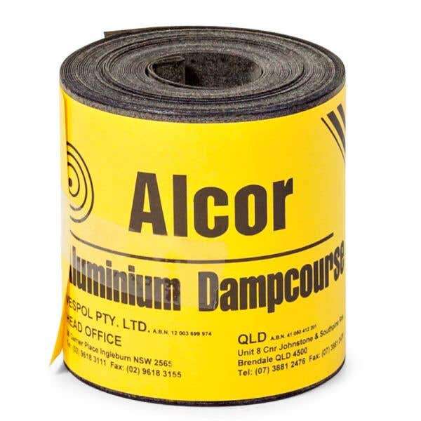 Alcor Bitumen Coated Aluminium Dampcourse 110mm x 10m