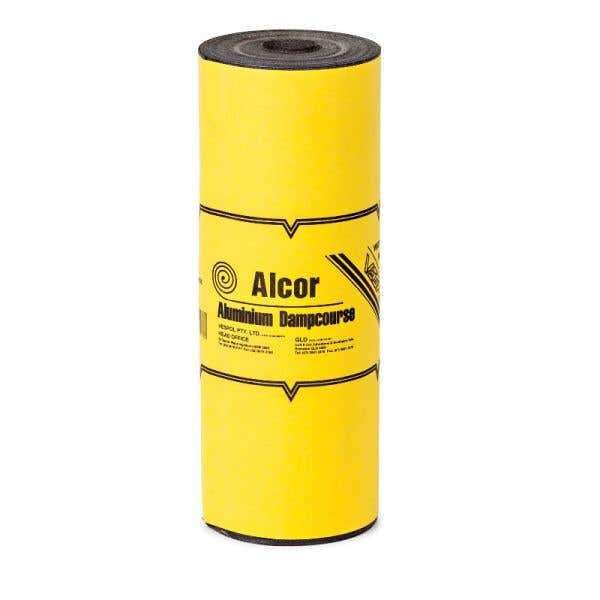 Alcor Bitumen Coated Aluminium Dampcourse 300mm x 10m