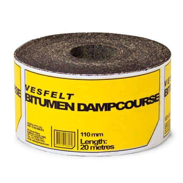 Vesfelt Felt Bitumen Dampcourse 110mm x 20m