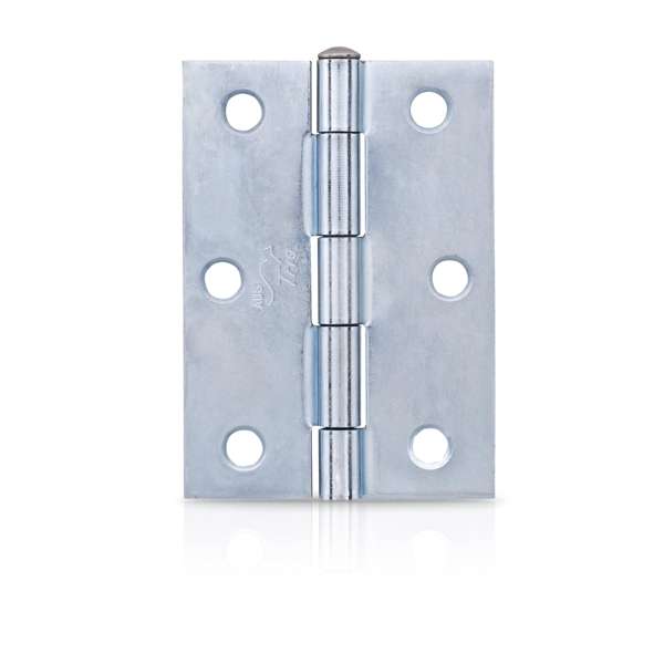 Trio Butt 85 x 60 x 1.6mm Zinc Plated FP Light & Narrow Hinge