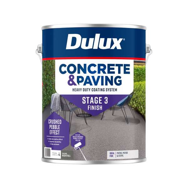 Dulux Concrete & Paving Crushed Pebble Effect Night Fall 10L