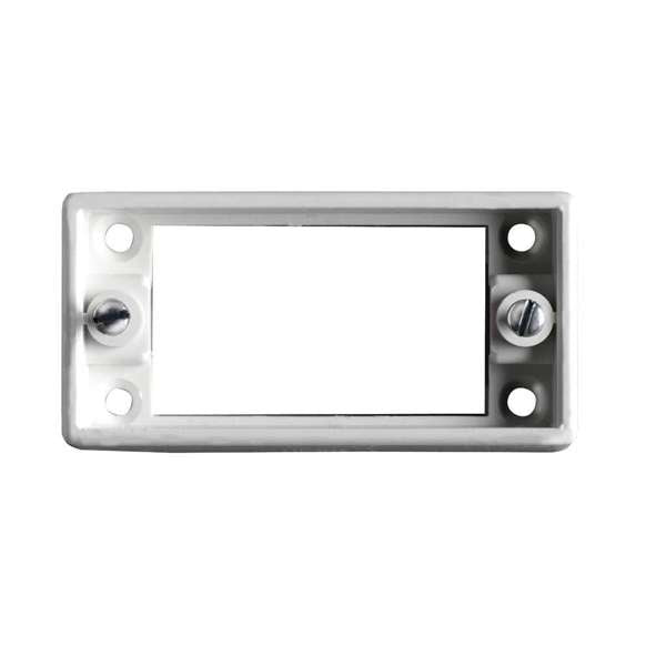 HPM Architrave Switch Mounting Block White