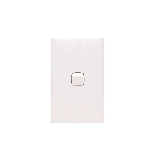 HPM Gang Wall Switch White 10AMP