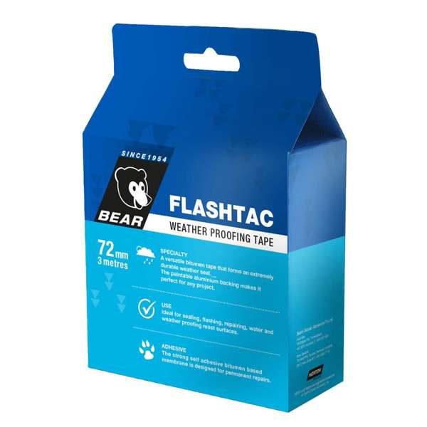 Bear Flashtac Weather Proofing Tape 72mm x 3m