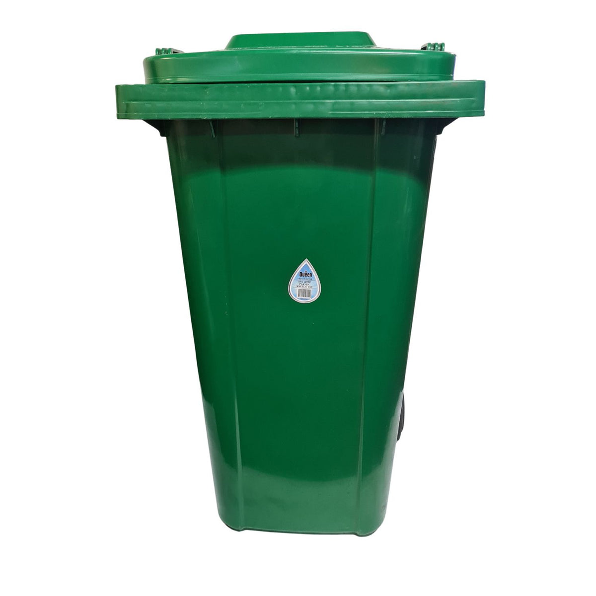 Queen Wheelie Rubbish Bin Green 240L
