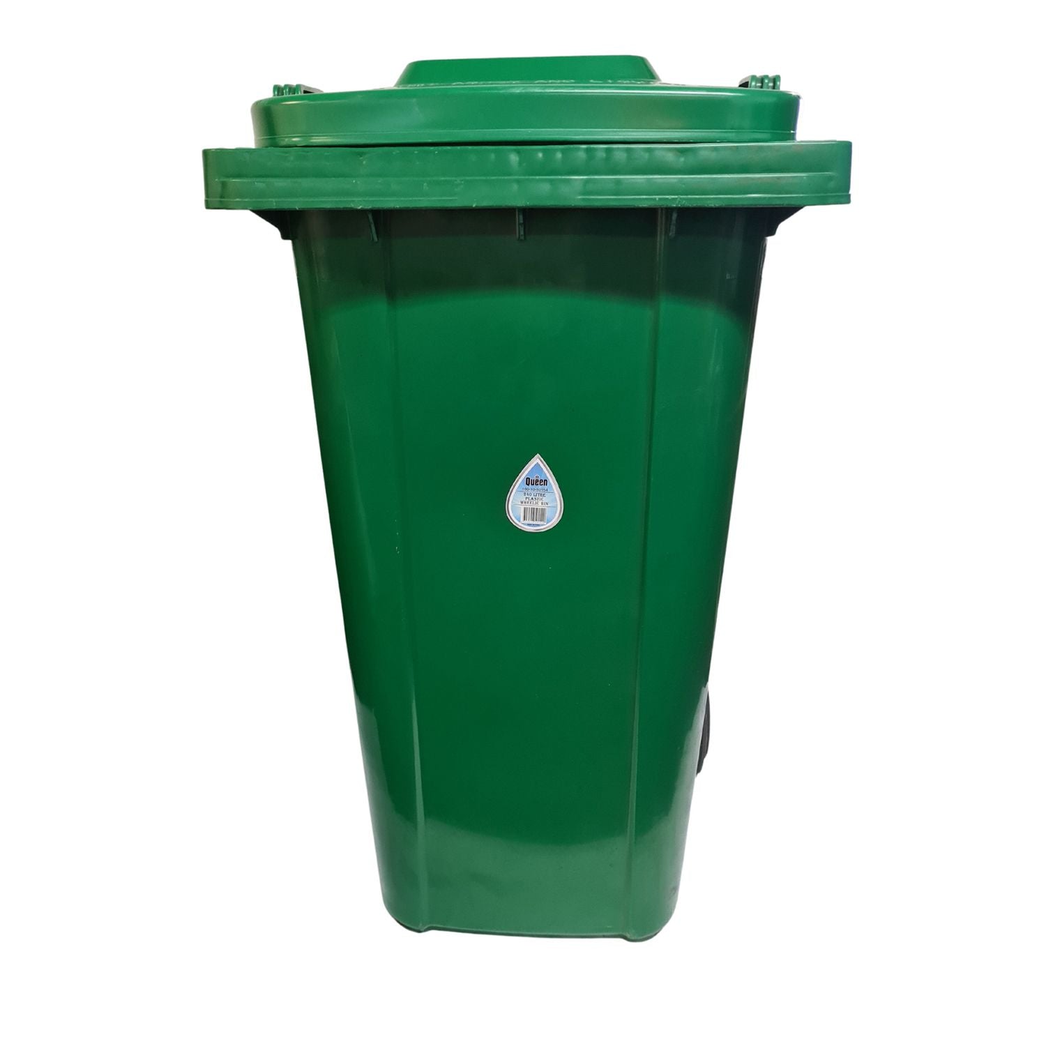 Queen Wheelie Rubbish Bin Green 240L