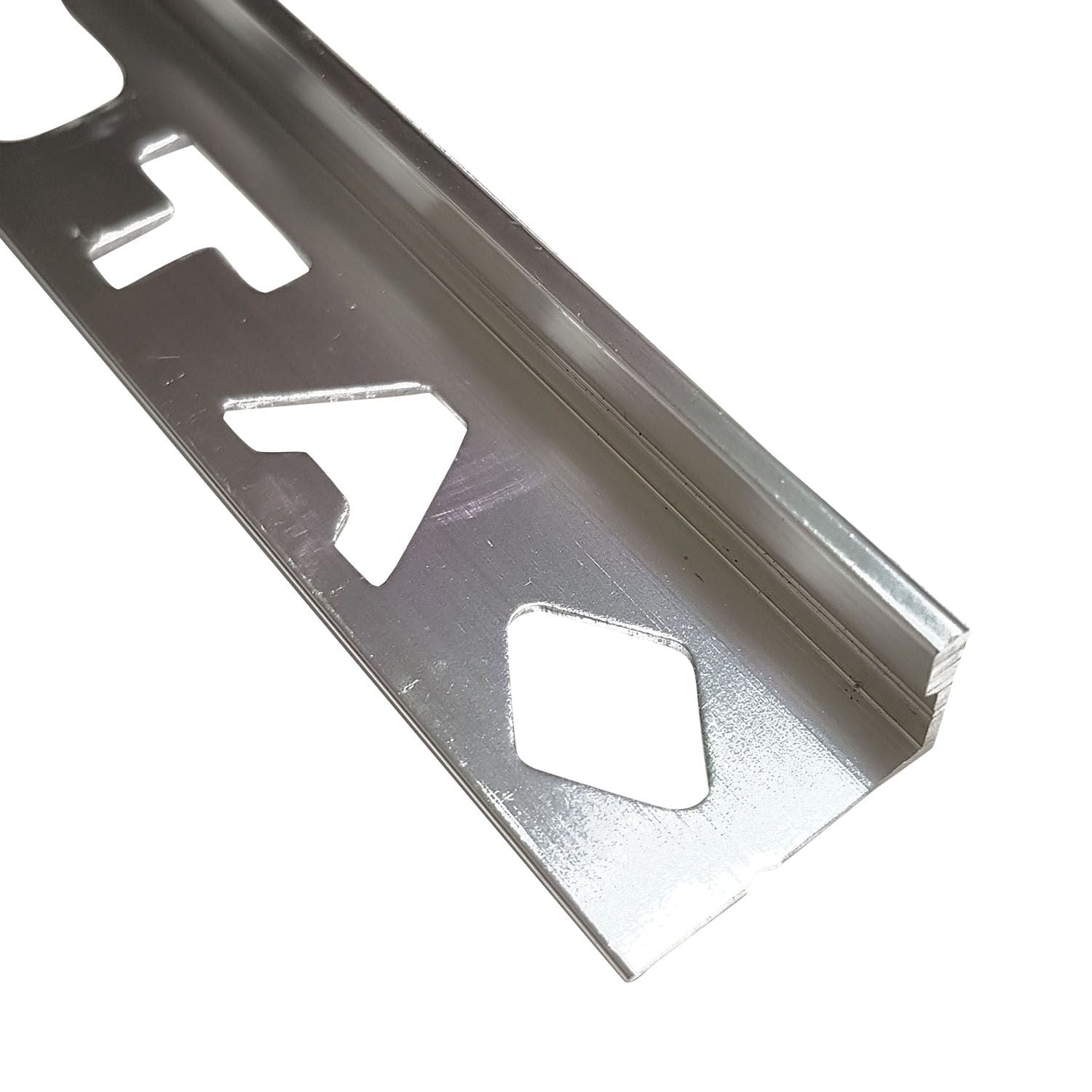Dta Angle Aluminium 3M 10mm Brush Silver Ala3.10Bfs