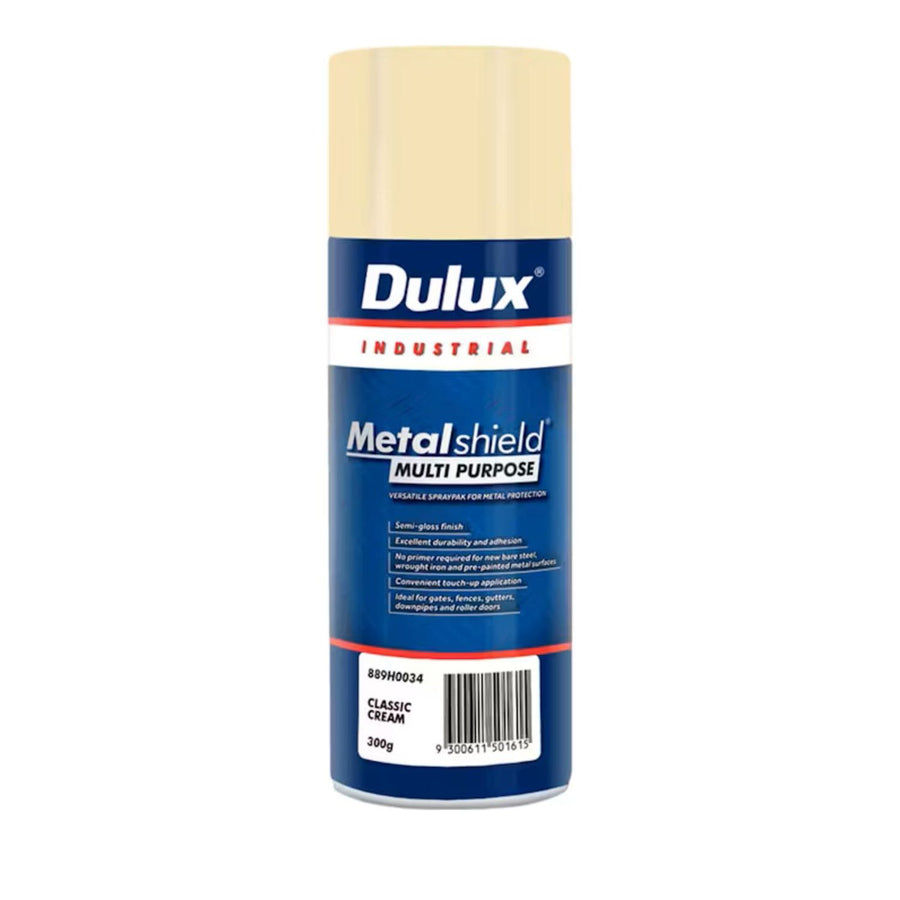 Dulux 300g Metalshield Multipurpose Spray Paint Jasper