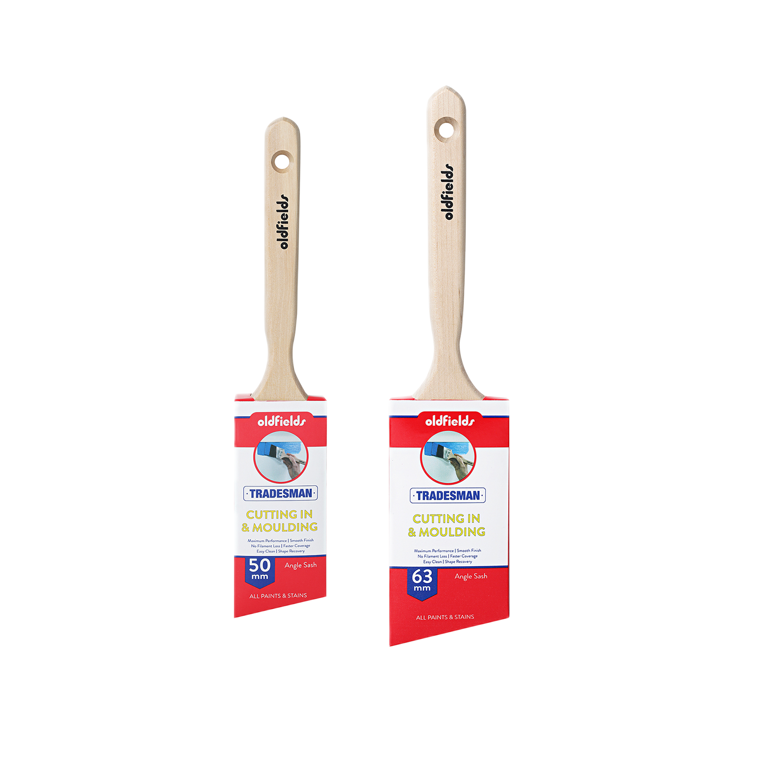 Paint Brush Tradesman Angle Sash 63mm