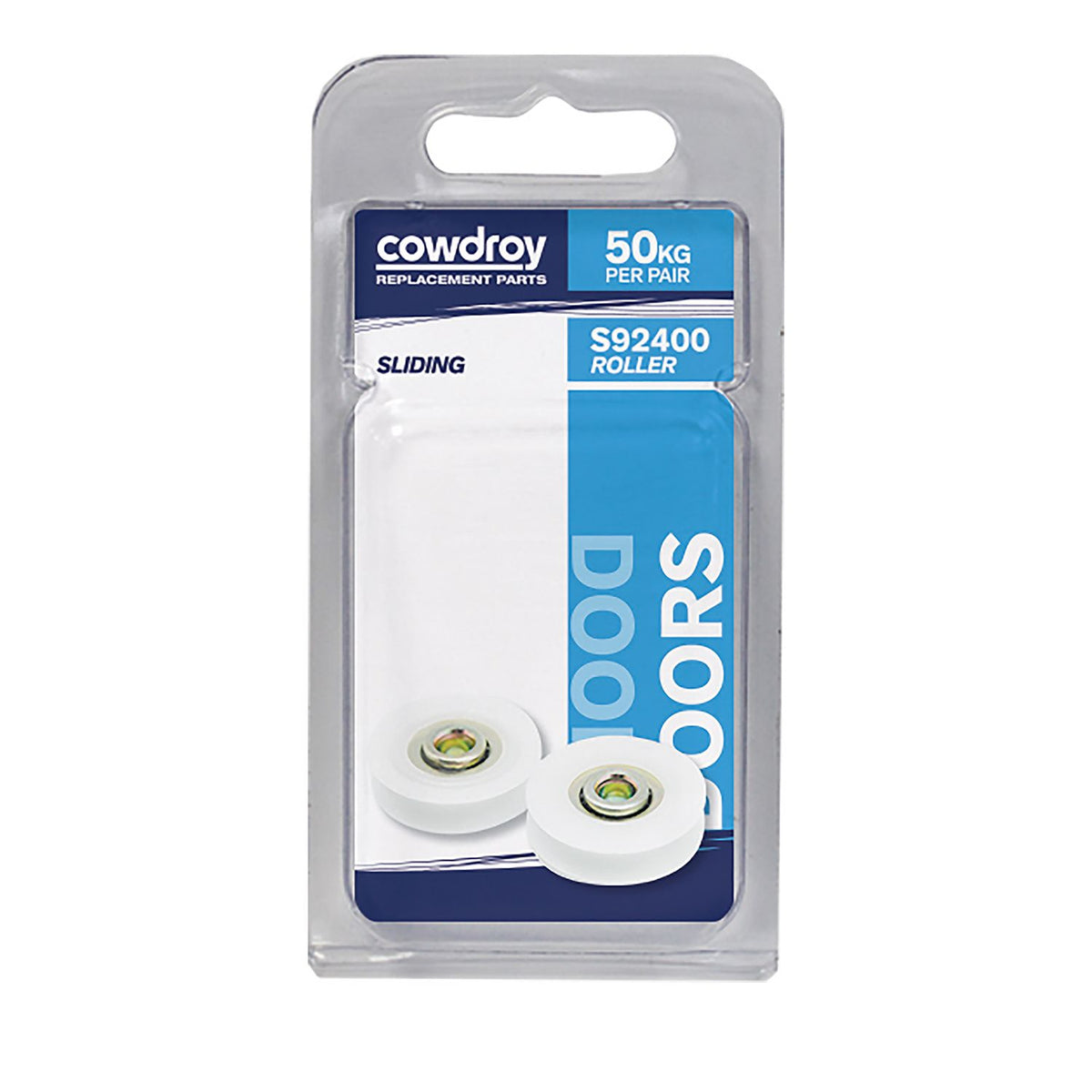 Cowdroy Concave Wheel Roller with Bore - 2pk