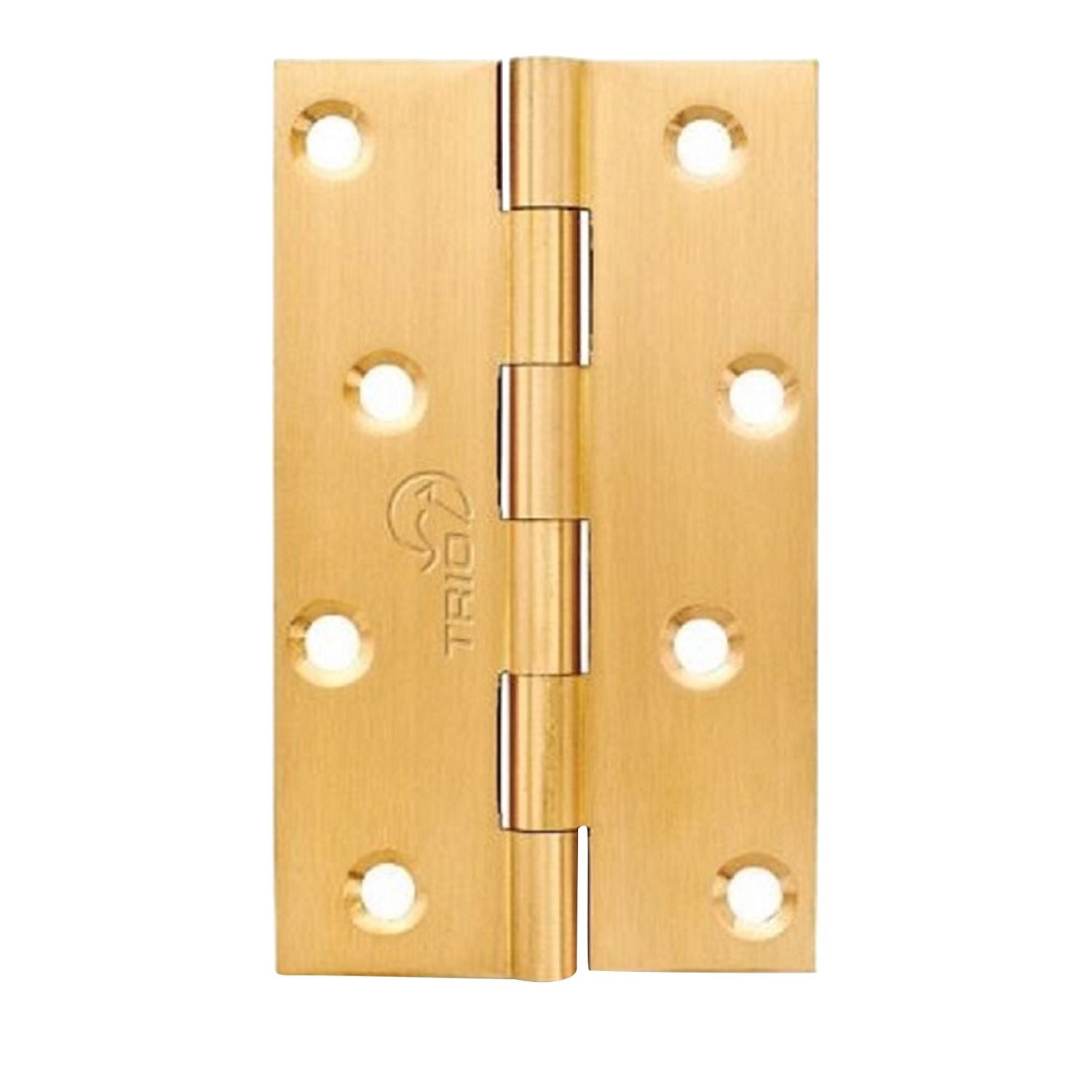 Trio Brass Door Hinge Fixed Pin 50 x 29 x 1.25mm Self Colour