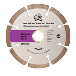 Norton Essential Diamond Segmented Blade 125 x 2.1 x 10 22/20mm