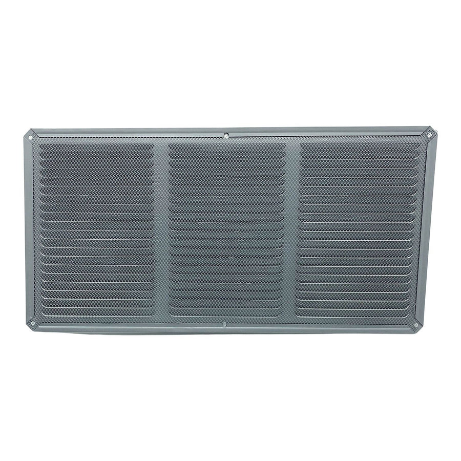 Alpine Ventilation Eave Vent Grey 400 x 200mm - 2 Pack
