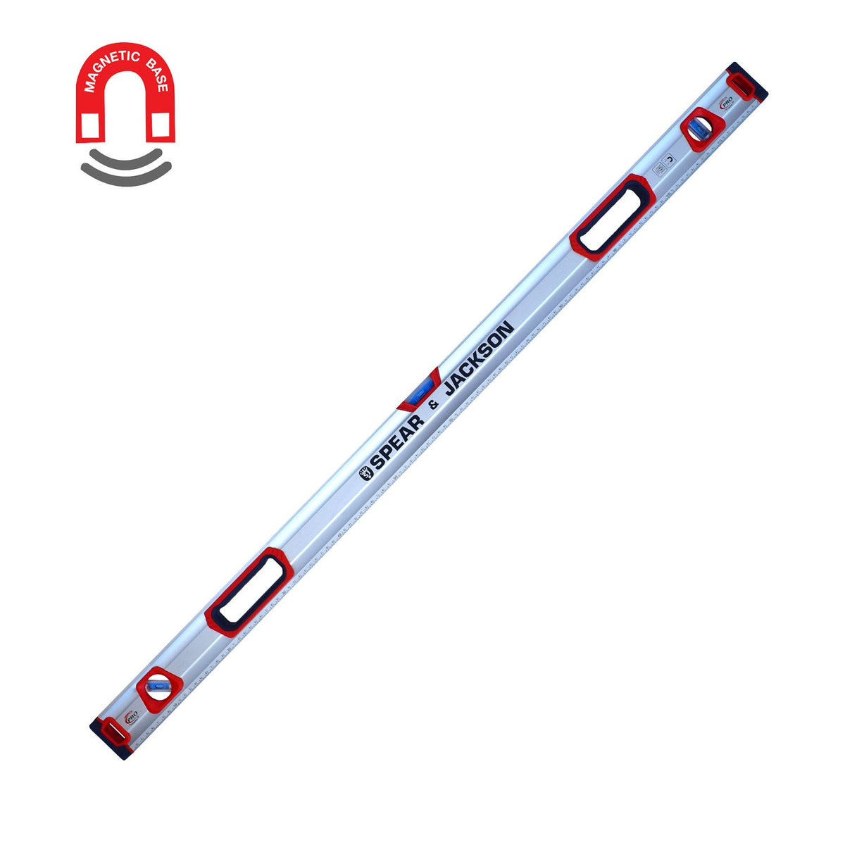 Spear & Jackson 3 Vial Spirit Level 800mm