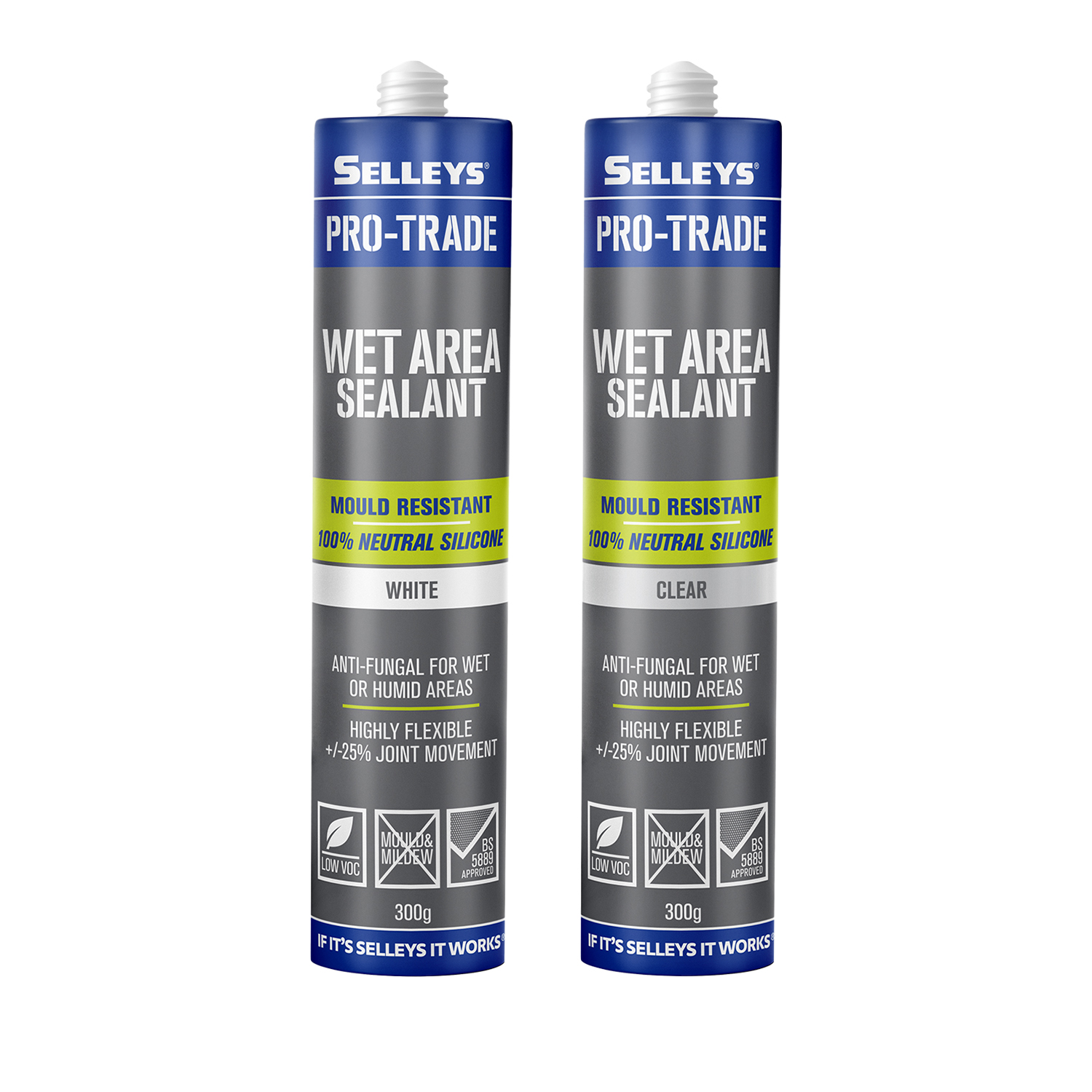 Selleys Wet Area Silicone 300g