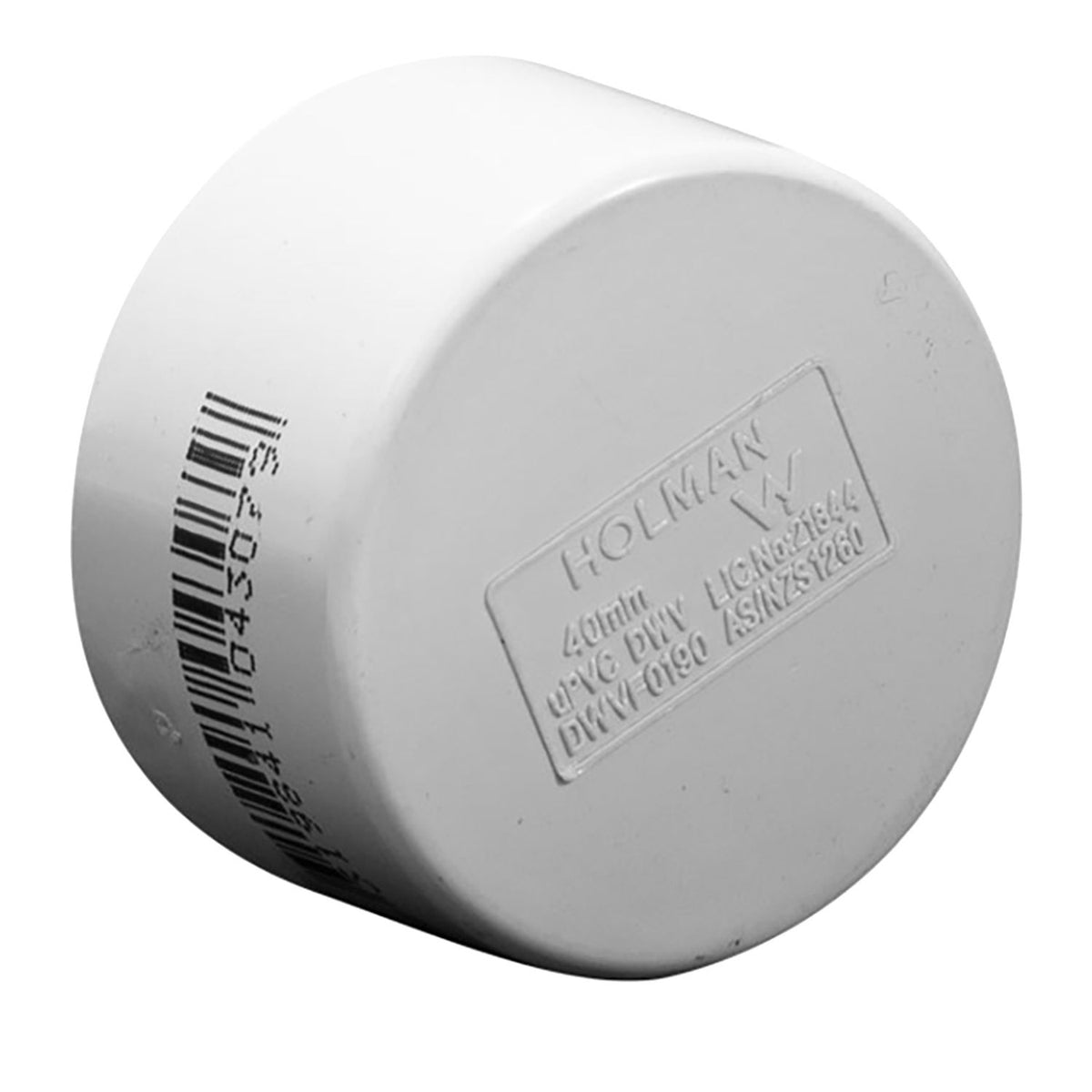 Holman PVC DWV Push On Cap 65mm