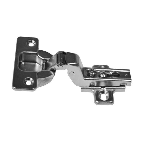 Prestige Cabinet Hinge Slide On Fitting Full Overlay Nickel Plated - 2 Pack