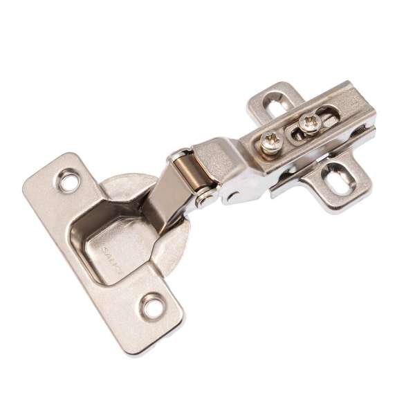 Prestige Cabinet Hinge Slide On Fitting Half Overlay Nickel Plated - 2 Pack